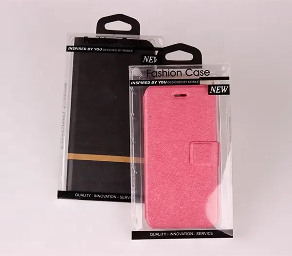 PVC PET blister Cell phone case packaging box made in China