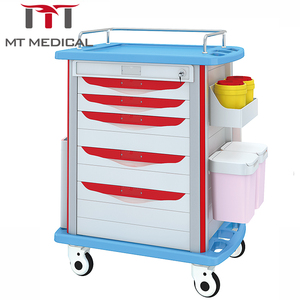 Buenas Ventas ABS mobiliario médico móvil medicina choque carro en urgencias ward y enfermería - Product Image 3