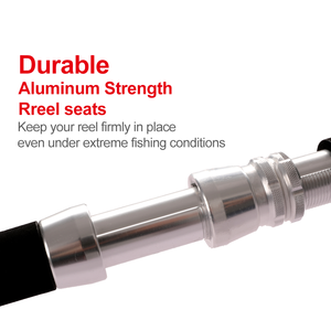 Catfish-caña de pescar para bote MH, color naranja brillante, color rojo brillante, venta al por mayor - Product Image 5