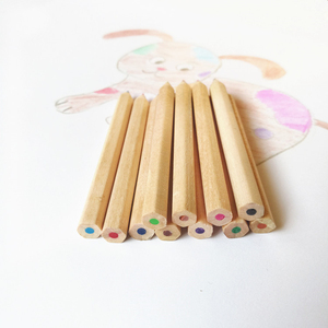 Petit <span class=keywords><strong>crayon</strong></span> en bois de dessin d'art naturel aquarelle <span class=keywords><strong>incassable</strong></span> professionnel de 3.5 pouces - Product Image 4