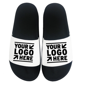 Zapatillas de PVC personalizadas para <span class=keywords><strong>hombre</strong></span> y mujer, zapatillas con logotipo personalizado, a la moda, OEM - Product Image 1