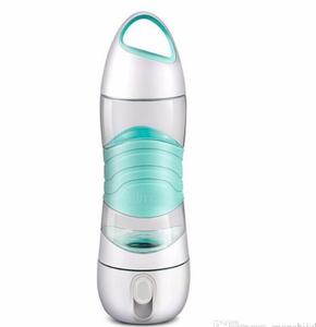 Livraison Gratuite 4 Couleurs Sport Rappel Intelligent Bouteille D'eau Pulvérisateur À Brouillard Frais Portatif de Beauté De Pulvérisation Bouteille avec la Lumière de SOS LED goutte - Product Image 2