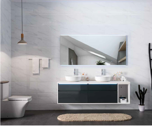 Meuble Salle De Bain Glas Top Floor Gemonteerd <span class=keywords><strong>Guangzhou</strong></span> Foshan Ontwerpen Badkamermeubel Wastafelmeubel In Badkamer