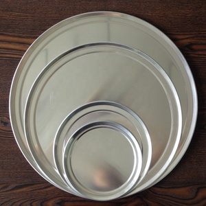 LFGB diakui kustom timbul memasak piring Aluminium Terbaik Pizza Pan Tray Baking piring & panci bahan logam - Product Image 3