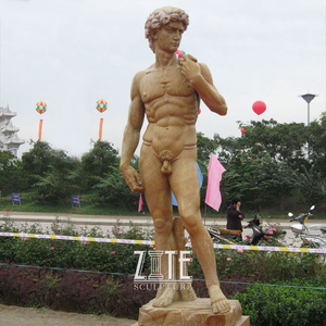 Estatua de hombre desnudo de piedra de jardín moderna de David Factory suministrada para aplicaciones al aire libre Estilo de diseño tradicional - Product Image 3