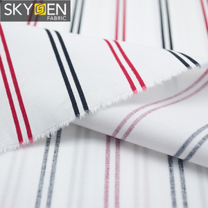 Skygen plaine weave corée tissu 97% <span class=keywords><strong>coton</strong></span> 3% <span class=keywords><strong>lycra</strong></span>, doux rayé élasthanne <span class=keywords><strong>lycra</strong></span> tissu avec bon prix - Product Image 3