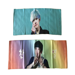 Por encargo doble cara microfibra impresa <span class=keywords><strong>bts</strong></span> Kpop lema <span class=keywords><strong>toalla</strong></span> - Product Image 2