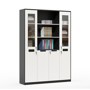 Meubles de bureau ouverts personnalisés avec étagère de <span class=keywords><strong>rangement</strong></span> verrouillable, <span class=keywords><strong>armoire</strong></span> de classement en bois pour bureau <span class=keywords><strong>administratif</strong></span> - Product Image 6