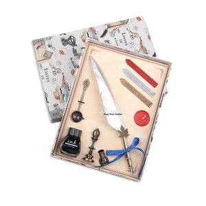 Old fountain pen set fountain pen calligraphy's with Extra 5 pcs Metal nib write ballpoint pens for gift christmas - Product Image 6