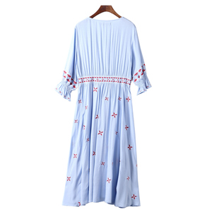 Al por mayor venta al por mayor nuevo Bohemia casual damas vestido largo - Product Image 2