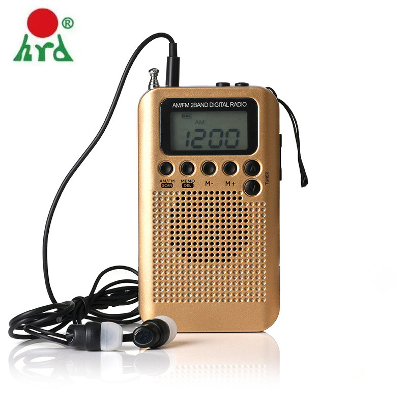 Portable Poche Radio AM/FM à Deux Bandes de Démodulation Numérique Radio
