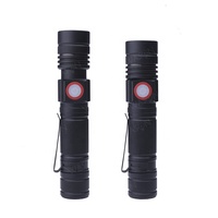 Linterna LED Wason de Doble USB Recargable, Luz Fuerte, Enfoque Ajustable, Haz de Luz Alto, Recién Llegada