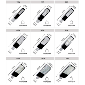 2019 10 W 12 W 24 W 30 W 40 W 50 W 60 W 80 W 100 W 120 W LED Street Light Harga - Product Image 2