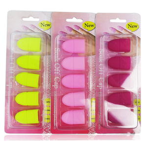 Atacado Reutilizável Nail Art Soak Off Clips Cap Gel UV Polonês Removedor Envoltório de Silicone Gel Nail Polish Soak Off Cap - Product Image 4