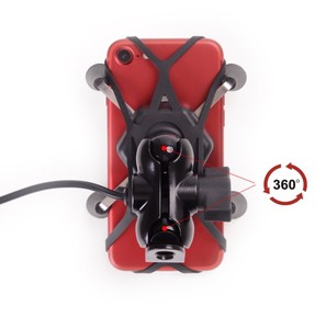 <span class=keywords><strong>Support</strong></span> universel de téléphone portable pour <span class=keywords><strong>moto</strong></span> et Scooter, cnc, étanche, avec chargeur USB, Rotation à 360 degrés, pour iPhone, Samsung, <span class=keywords><strong>GPS</strong></span>, ATV - Product Image 3