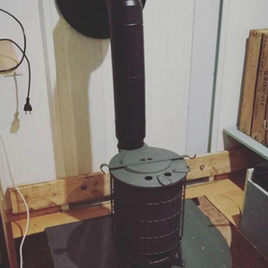 Stufa <span class=keywords><strong>a</strong></span> <span class=keywords><strong>Legna</strong></span> da Laboratorio <span class=keywords><strong>a</strong></span> Segatura dal Design Unico e Pratico - Product Image 5