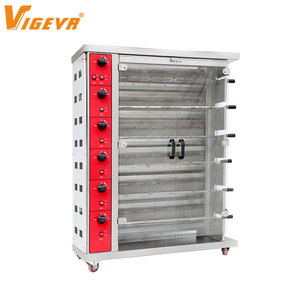 6 barras de restaurante comercial panaderí<span class=keywords><strong>a</strong></span> asar pollo <span class=keywords><strong>a</strong></span> la parrilla asador horno de gas - Product Image 1