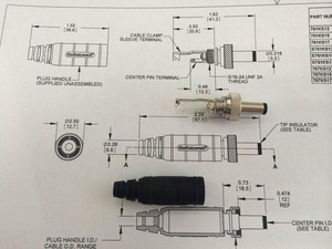 Switchcraft 761 مختومة الطاقة المقابس 5.5*2.1 ملليمتر 12 فولت الطاقة DC تستخدم ل الطاقة كابل الجمعية - Product Image 4