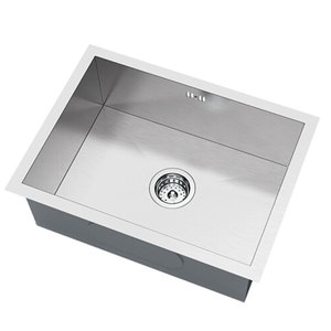 <span class=keywords><strong>Sous</strong></span> <span class=keywords><strong>le</strong></span> montage à la <span class=keywords><strong>main</strong></span> en acier inoxydable évier de cuisine simple bol utilisé - Product Image 1