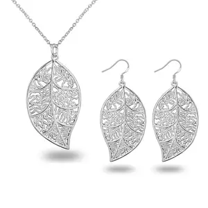 Set Perhiasan Pernikahan Etiopia, Set Perhiasan Perak Dubai, Set Perhiasan Perak 925 Sterling Wanita