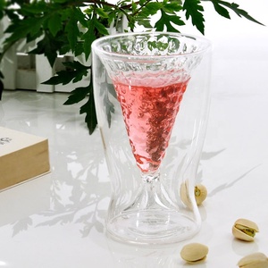 Belle noël fait à la main en verre transparent sirène tasses à boire - Product Image 4