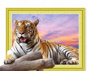 DIY 3D Tigre Animal abstracto lienzo pintura <span class=keywords><strong>al</strong></span> óleo Animal Tigre casa Decoración - Product Image 1