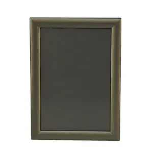 25mm 11'' black aluminum snap frame b1 profile