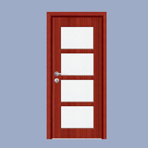 Interior apartamento habitación de hotel impermeable interior inodoro Wpc Panel de puerta de seguridad diseño de baño Puerta de vidrio templado - Product Image 2