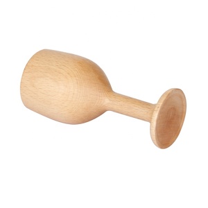 Nuovo calice in legno di faggio naturale artigianale squisito - Product Image 4