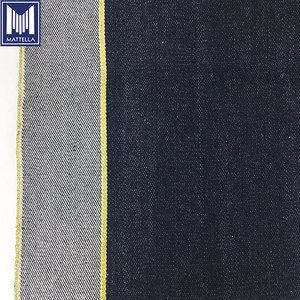 Altın sarı kenar kenar kenar eski okul 14 oz ağır % 100% pamuk japon Denim kot kumaş - Product Image 6