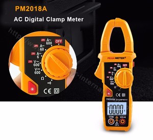 PEAKMETER 6000 Comptes Multimètre à <span class=keywords><strong>pince</strong></span> numérique AC avec filtre passe-bas 0-600V jusqu'à 6000uF Capacité 400-600A Test de <span class=keywords><strong>courant</strong></span> PM2018A - Product Image 3