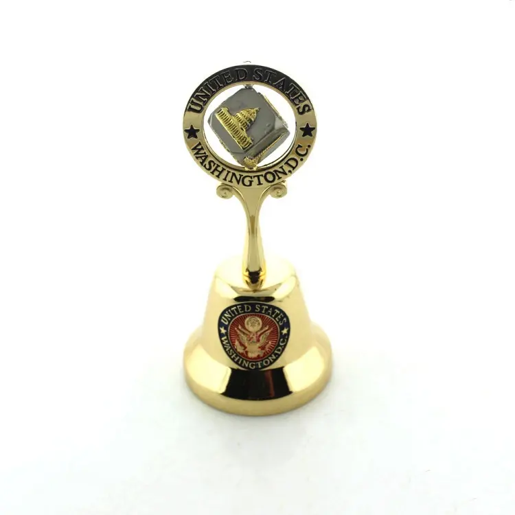 Factory supply promotional souvenirs products custom metal souvenirs bell