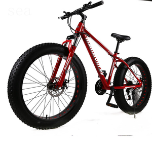 Vélo fat bike 26 pouces, bicyclette <span class=keywords><strong>rose</strong></span> fatbike, modèle haut de gamme - Product Image 2