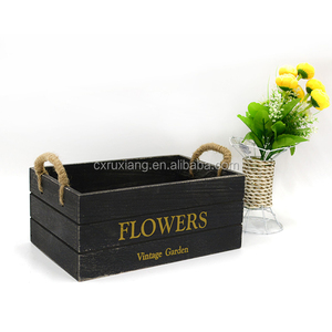 Petites caisses <span class=keywords><strong>de</strong></span> <span class=keywords><strong>pommes</strong></span> orange <span class=keywords><strong>en</strong></span> <span class=keywords><strong>bois</strong></span> personnalisées non finies avec poignées - Product Image 4