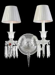 Crystal Wall Sconce Modern Lamp Baccarat Wall Lamp Indoor Lighting Luxury Bedroom Beside Lamp Wedding Decoration CZ2530