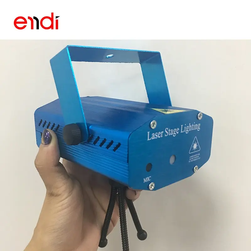 ENDI ไฟเลเซอร์ Led Rgb แบบพกพาขนาดเล็ก,พร้อมเอฟเฟกต์ท้องฟ้าเต็มไปด้วยดวงดาวสำหรับบาร์ดิสโก้คาราโอเกะและดีเจโครงการคริสต์มาส