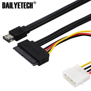 ESATA Power ESATA Combo <span class=keywords><strong>a</strong></span> <span class=keywords><strong>SATA</strong></span> 22pin y <span class=keywords><strong>IDE</strong></span> 4pin 5 V 12 V para 3,5 "2,5" cable <span class=keywords><strong>de</strong></span> datos del disco - Product Image 3