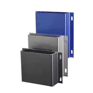 Hongfa Original wall mount aluminum extrusion case custom electronic box aluminum extruded pcb enclosure