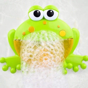 Bán Buôn Hoạt Động Đơn Giản Máy Bong Bóng Trẻ Em Phim Hoạt Hình Dễ Thương Ếch Tắm Đồ Chơi Ếch Cua Bong Bóng Máy - Product Image 1