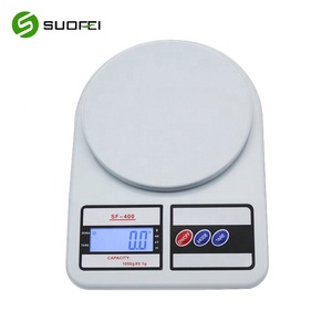Sf400 barato balanza bolsillo electrónica digital de cocina de vidrio de escala para la venta al por mayor - Product Image 1