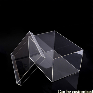 De alta calidad caja de acrílico transparente con <span class=keywords><strong>tapas</strong></span> para <span class=keywords><strong>la</strong></span> <span class=keywords><strong>tienda</strong></span> y supermercado - Product Image 1