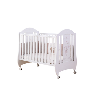Moderne bébé meubles de <span class=keywords><strong>pin</strong></span> en bois massif <span class=keywords><strong>lit</strong></span> bébé fournisseur - Product Image 3
