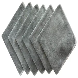 OEM bulk microfiber cloth cleaning/nano fiber cloth Long Pile Soft Microfiber Car Cleaning