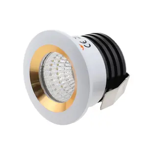 Projecteur LED en aluminium, excellente Performance, diamètre 52mm 3W, éclairage intégré