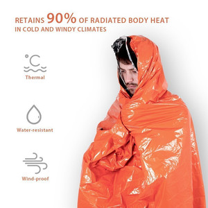 Impermeabile Esterna di Campeggio di Viaggio di Sicurezza Bivacco Leggero Di Sopravvivenza Di Emergenza Sacco A Pelo Per Adulti Commercio All'ingrosso - Product Image 5