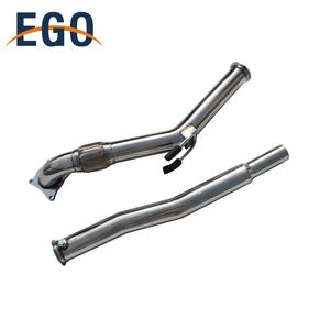 Knalpot Downpipes Stainless untuk 06-11 Audi A3 VW Jetta/GTI MK5 <span class=keywords><strong>2</strong></span>.0 T dengan Fleksibel Pipa dan catalytic Converter - Product Image 1