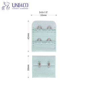Nude Beige <span class=keywords><strong>carne</strong></span> piel Triple bucle gancho y ojo cinta corsé sujetador Lencería sujetador - Product Image 1