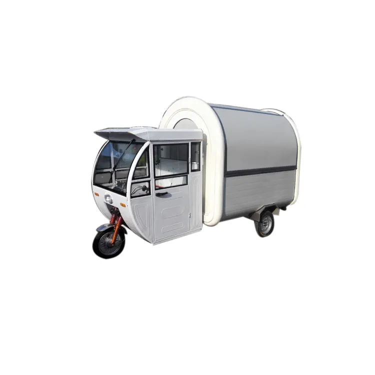 Electric三輪車食品キャラバントラックモバイル食品電気トゥクトゥク食品バン