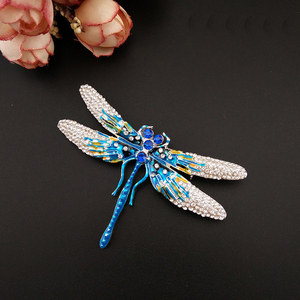 Nueva moda libélula Crystal joyería brillante broche <span class=keywords><strong>vintage</strong></span> hermoso broches para las mujeres accesorios de Navidad - Product Image 1