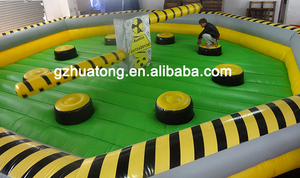 Máquina inflable del <span class=keywords><strong>curso</strong></span> del juego del limpiador del barrendero de la actividad al aire libre del grupo para la venta - Product Image 4
